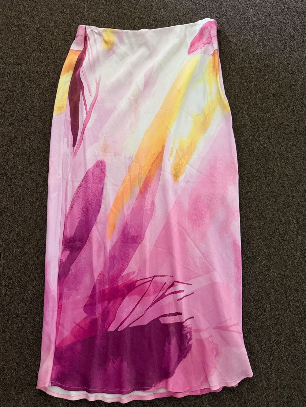 Women’s Pink Watercolor Sarong skirt